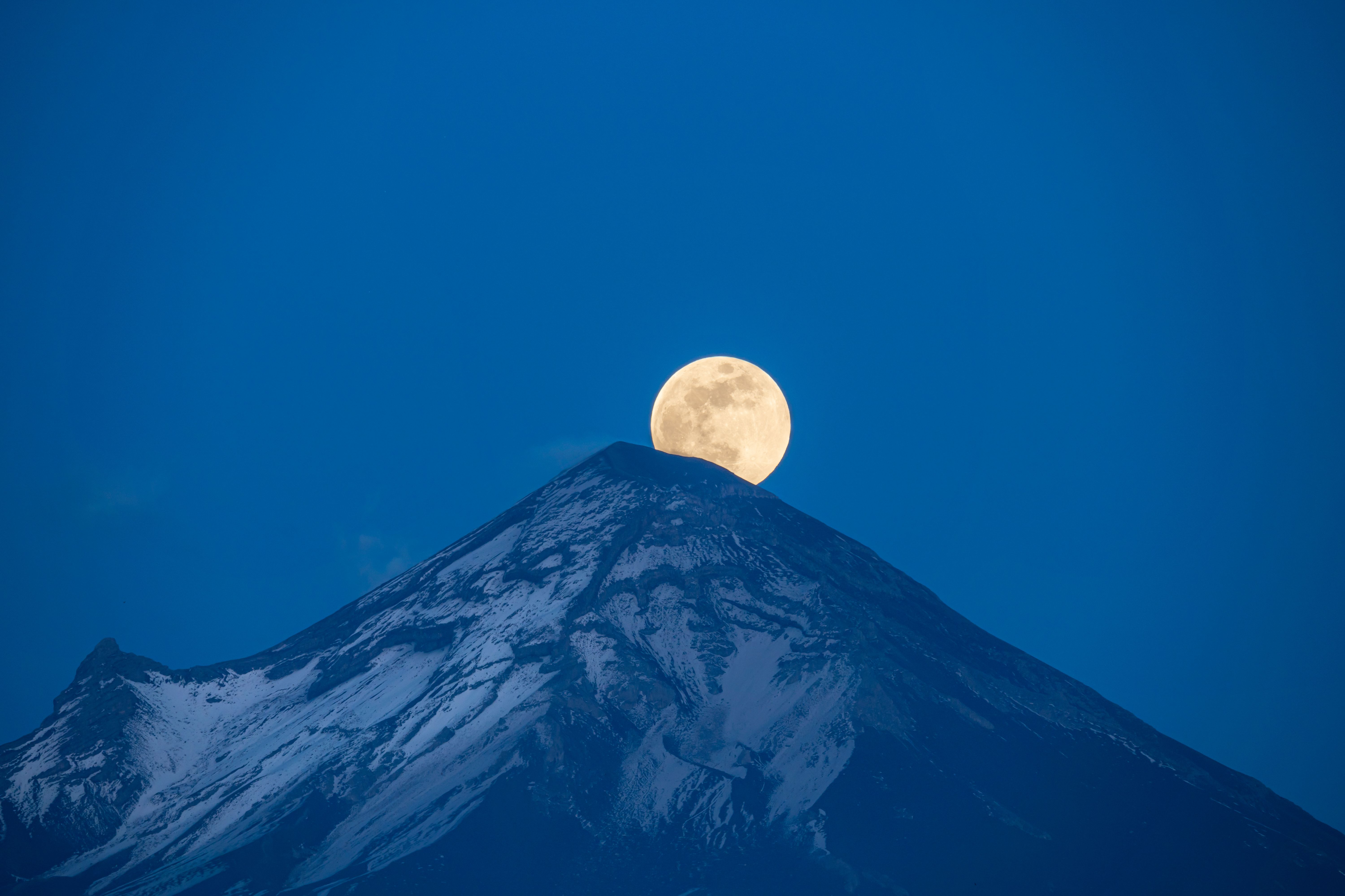Astrolandscape with Popocatépetl volcano